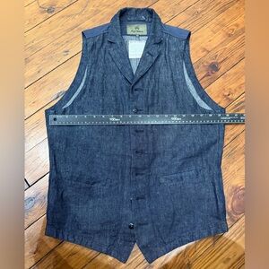 Nigel Cabourn Japan Japanese denim vest waistcoat